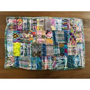 Guatemalan Hupil Boho Chic Zippered Pillow Sham